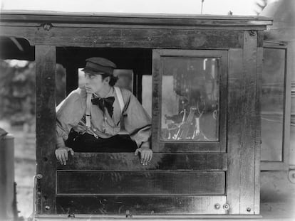 Buster Keaton, en 'El maquinista de La General'.