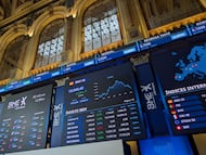 Bolsa de Madrid.