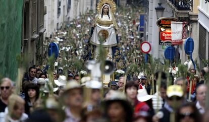 La procesión de la Santa Faz en Alicante.