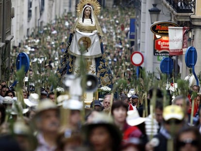 La procesión de la Santa Faz en Alicante.