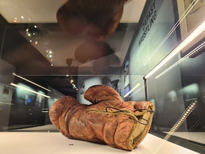 Guantes en el Museo de Auschwitz.