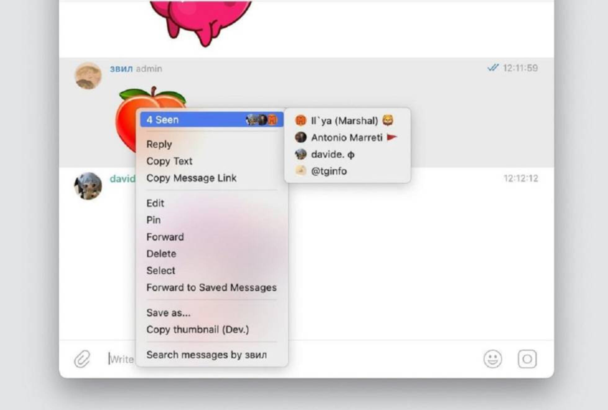 Cómo saber quién ha leído tus mensajes en un grupo de Telegram ...