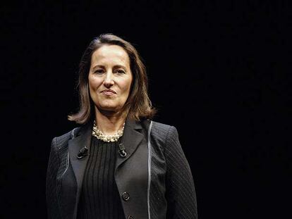 La ex candidata socialista a la presidencia francesa, Ségolène Royal, durante su participación en un debate sobre la izquierda francesa.