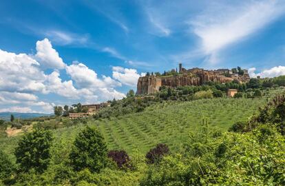 Vista panorámica de Orvieto (Umbría).