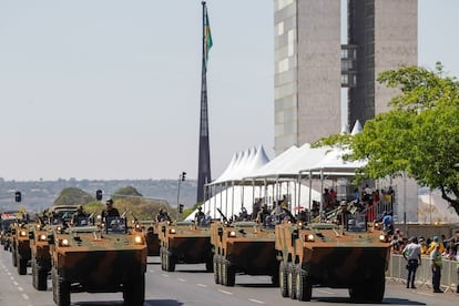 Tradicional desfile do Sete de Setembro em Brasília. 