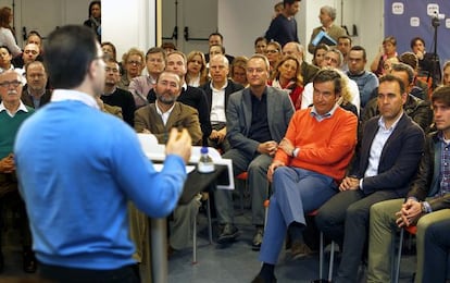 El presidente del PP valenciano, Alberto Fabra, en el foro de concejales de proximidad y participaci&oacute;n ciudadana.