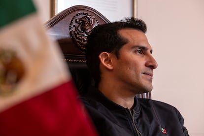 Rommel Pacheco durante una entrevista para EL PAÍS.