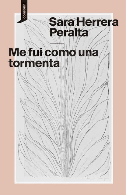 Portada de 'Me fui como una tormenta', de Sara Herrera Peralta