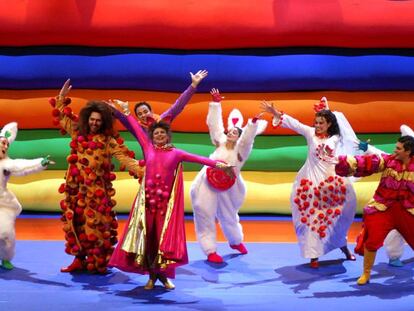 Montaje de 'El gato con botas' de El Teatro Real.