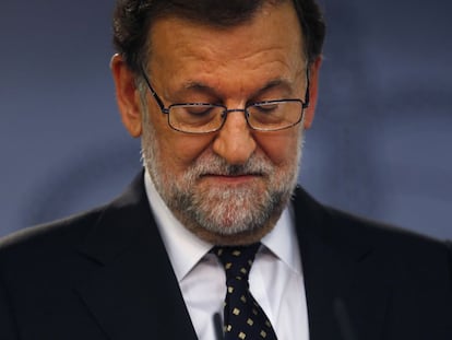 O presidente do Governo espanhol em exercício, Mariano Rajoy.