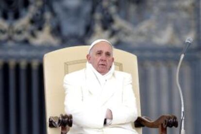 El papa Francisco durante una audiencia en la Ciudad del Vaticano.