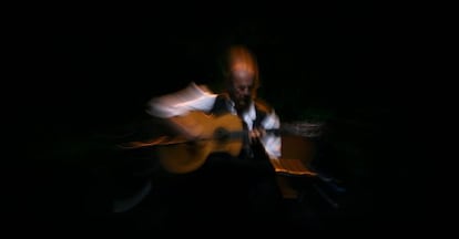 Paco de Lucía en su gira 'Cositas buenas', en Málaga (2005).