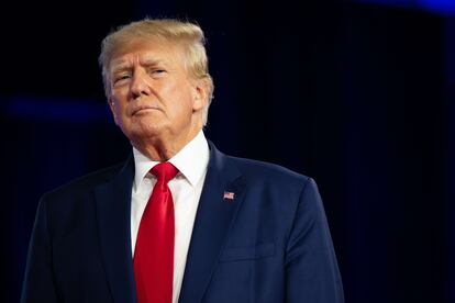 El expresidente Donald Trump, durante la Conferencia de Acción Política Conservadora, el 6 de agosto, en Dallas, Texas.