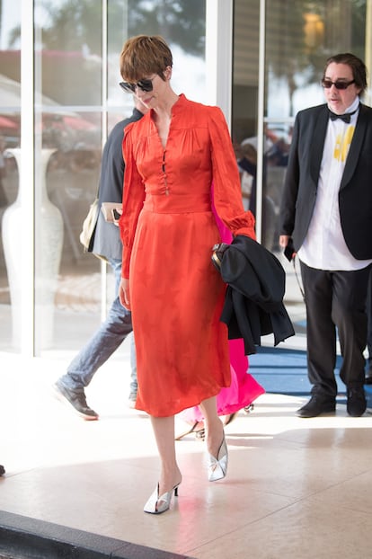 Según ha explicado Laura Jones (estilista de Rebecca Hall) en la edición estadounidense de Vogue, para acudir a Cannes prepararon 20 looks diferentes.