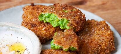 Verde que te quiero verde. Verde viento, verde relleno de bocaditos de guisantes