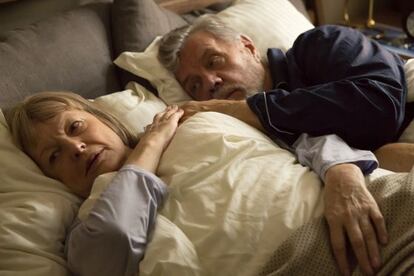 Ghita Norby y Morten Grunwald, en 'Corazón silencioso'.