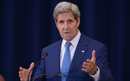 El secretario de Estado John Kerry presenta el informe sobre tráfico humano