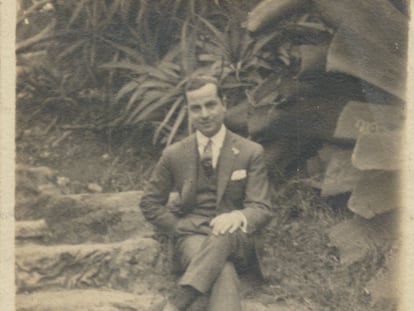 El escritor Eduardo Blanco-Amor en Buenos Aires, en 1926.
