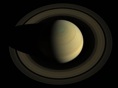Saturno visto por 'Cassini' en 2013.