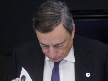 El presidente del Banco Central Europeo (BCE), Mario Draghi