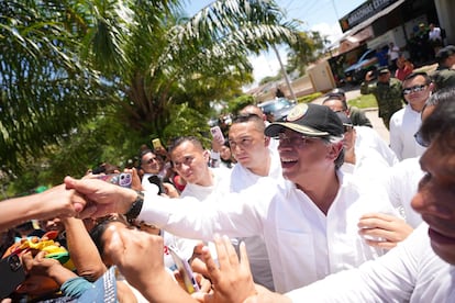 Gustavo Petro, en Leticia, este jueves.