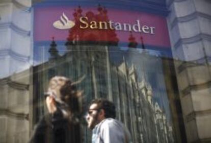 Oficina de Banco Santander en Madrid. 