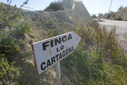 Finca Lo Cartagena, lugar donde iba a estar en principio ubicada la planta.