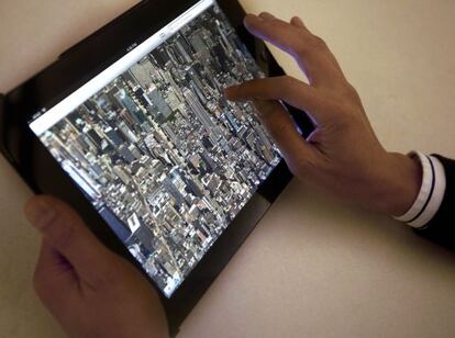 Los nuevos mapas de Apple, en el iPad.
