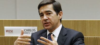 El consejero delegado de BBVA Carlos Torres Vila,