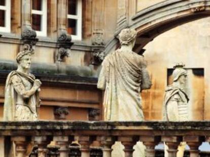 Los baños romanos de la ciudad inglesa de Bath.