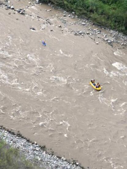 El río Jatunyacu donde desapareció Manuel Tundidor.