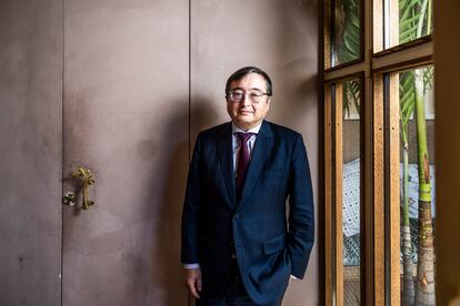 Jean-Louis Nakamura, director de la boutique de Conviction Equities de Vontobel, en el restaurante Trocadero de Madrid.