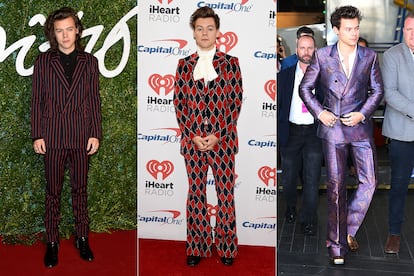 Harry Styles

Su primera gira mundial como cantante en solitario le ha servido al ex de One Direction para afianzar su título de icono de moda, alejándose del estilo brit y dotando a cada concierto de un vestuario distinto. Aunque los trajes del Gucci de Alessandro Michele (firma de la que es imagen) son su referencia, en su paso por España se decantó por un par de diseños firmados por Palomo Spain.