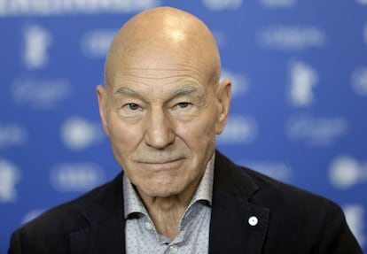 Patrick Stewart en Berlin en 2017 en la presentación de 'Logan'.