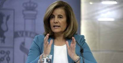 F&aacute;tima B&aacute;&ntilde;ez, ministra de Empleo y Seguridad Social. 