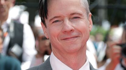 John Cameron Mitchell, presidente del jurado de la Queer Palm, en la alfombra roja del Festival de Cannes, el domingo pasado.