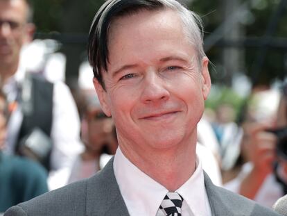 John Cameron Mitchell, presidente del jurado de la Queer Palm, en la alfombra roja del Festival de Cannes, el domingo pasado.