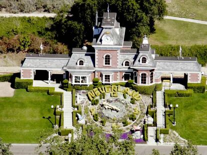 El rancho Neverland, propiedad de Michael Jackson. 