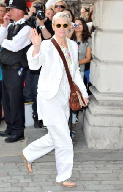 Annie Lennox, en mayo pasado en Londres