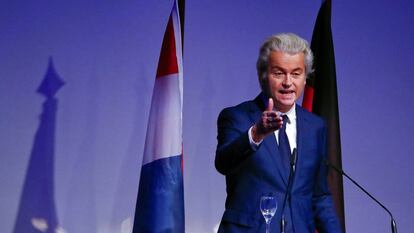 El l&iacute;der populista holand&eacute;s Geert Wilders.    
 
 