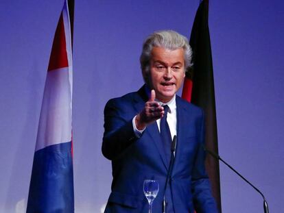 El l&iacute;der populista holand&eacute;s Geert Wilders.    
 
 