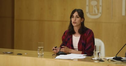 La portavoz Rita Maestre en el Ayuntamiento de Madrid.