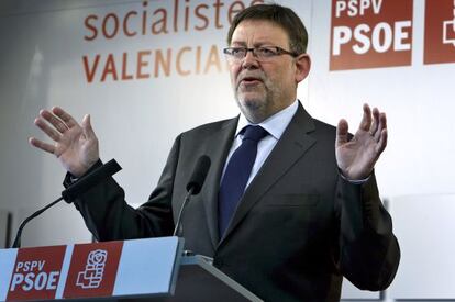 El secretario general del PSPV-PSOE, Ximo Puig. 