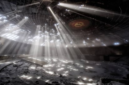 Sede del Partido Comunista de Bulgaria en Buzludzha (en la foto), un colosal edificio construido entre 1974 y 1981 en la región de Stara Zagora, en los Balcanes.