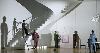 Imagen de la ópera 'Parténope', representada en el Teatro Real, en Madrid.