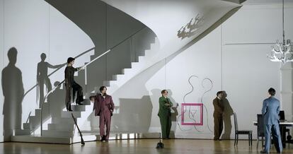 Imagen de la ópera 'Parténope', representada en el Teatro Real, en Madrid.