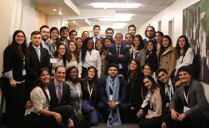 Encuentro de jóvenes latinoamericanos en el Banco Mundial.