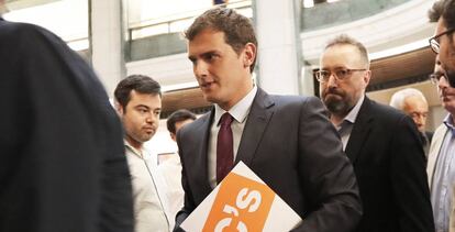 Albert Rivera en el Congreso de los Diputados.
