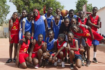 Foto de grupo en Dakar.