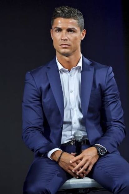 Cristiano Ronaldo, en un acto a princios de julio.